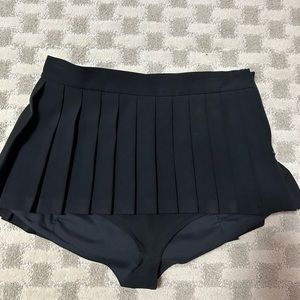Black Pushbutton Skirt